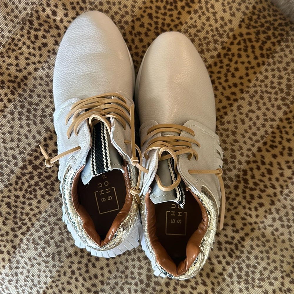 Fringe sneakers